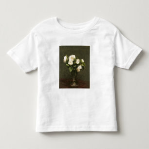 Camiseta De Bebé Rosas blancos, 1875 (aceite en lona)