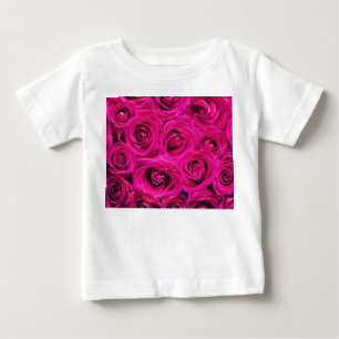 Camiseta De Bebé Rosas rosas rosas (amor y romance)