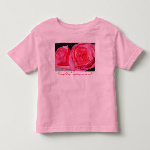 Camiseta De Bebé Rosas Trepadoras Rosadas