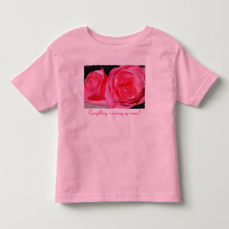 Camiseta De Bebé Rosas Trepadoras Rosadas