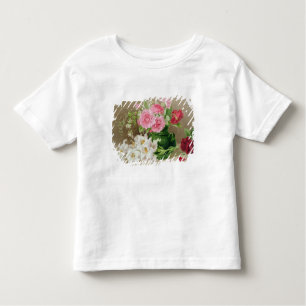 Camiseta De Bebé Rosas y lirios