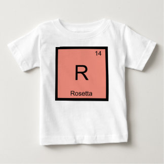 Camiseta De Bebé Rosetta Nombre Química Elemento Tabla Periódica