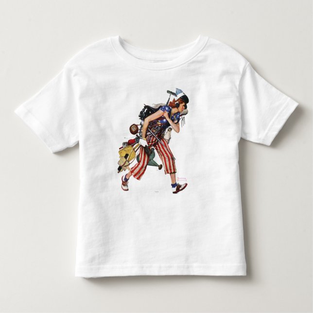 Camiseta De Bebé Rosie al rescate (Anverso)