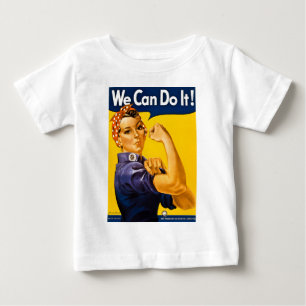 Camiseta De Bebé Rosie el remachador podemos hacerlo vintage