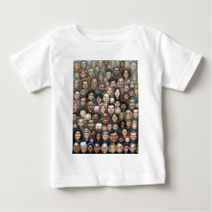 Camiseta De Bebé Rostros de la humanidad