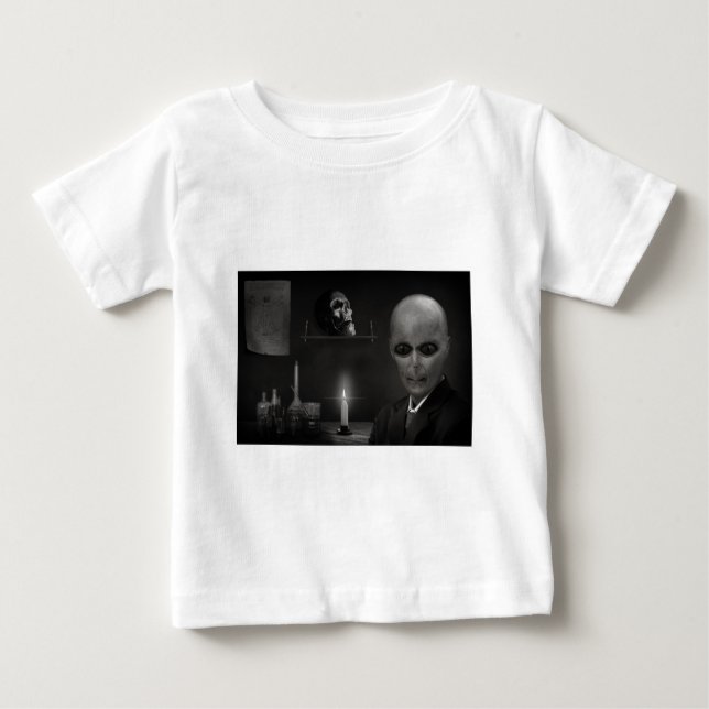 Camiseta De Bebé roswell alien (Anverso)