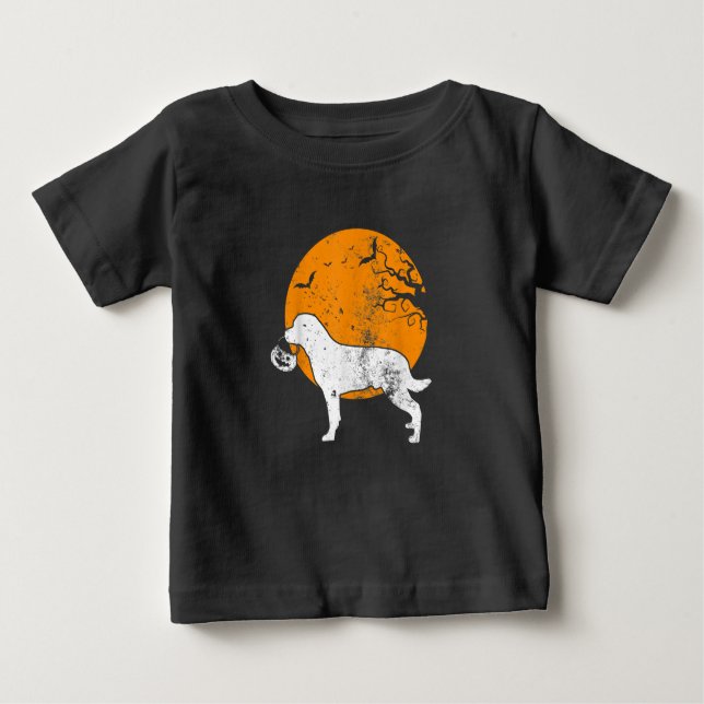 Camiseta De Bebé Rottweiler Dog Pumpkin Halloween Disstume Regalo H (Anverso)