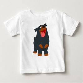 Camiseta de bebé rottweiler, Personalizado amigabl