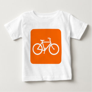 Camiseta De Bebé Rótulo de bicicleta - Blanco