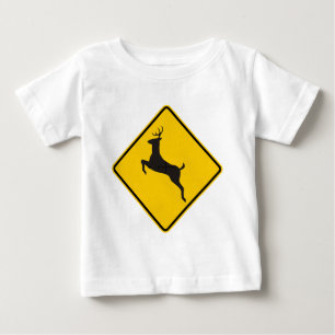 Camiseta De Bebé Rótulo de la carretera de la travesía de los