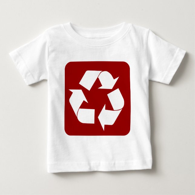 Camiseta De Bebé Rótulo de reciclaje - Ruby (Anverso)