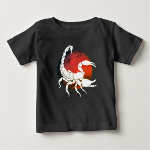 Camiseta De Bebé Rótulo Escorpio Zodiac