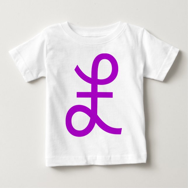 Camiseta De Bebé Rótulo libra (Anverso)
