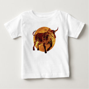 Camiseta De Bebé Rótulo Taurus Zodiac