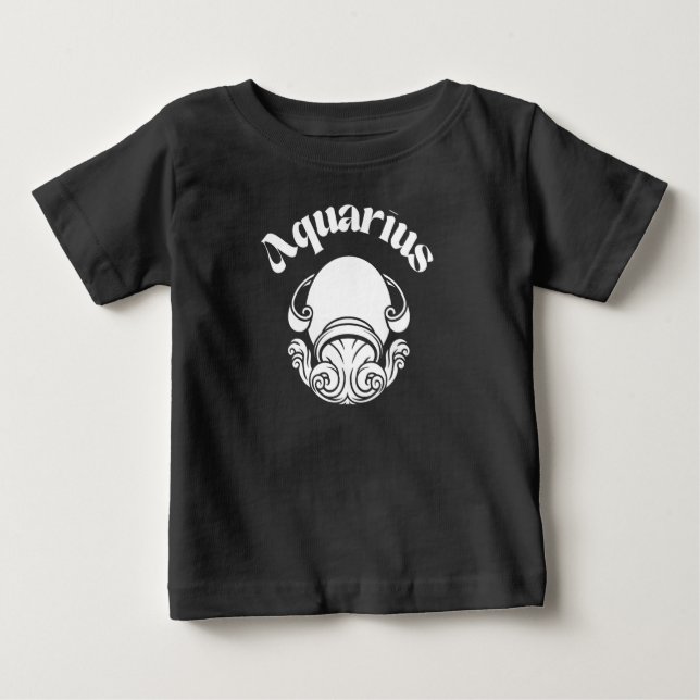 Camiseta De Bebé Rótulo Zodiaco Astrológico (Anverso)