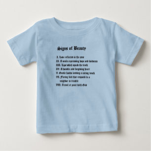 Camiseta De Bebé Rótulos de belleza