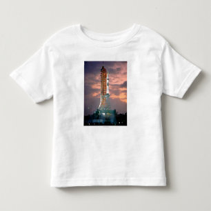 Camiseta De Bebé Roturas del amanecer detrás de ASTP Saturn IB CDD