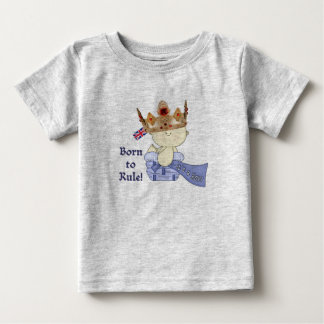 Camiseta De Bebé Royal Baby with Crown/Born to Rule!