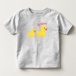Camiseta De Bebé Rubber Ducky Big Sigan el traje para bebés