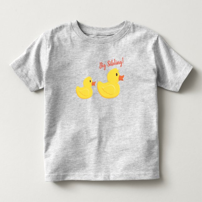 Camiseta De Bebé Rubber Ducky Big Sigan el traje para bebés (Anverso)
