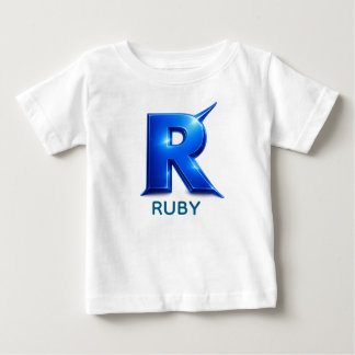 Camiseta De Bebé ¡RUBY! Camiseta bebé añade tu nombre