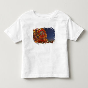 Camiseta De Bebé Rueda de la fortuna al anochecer en el noroeste de