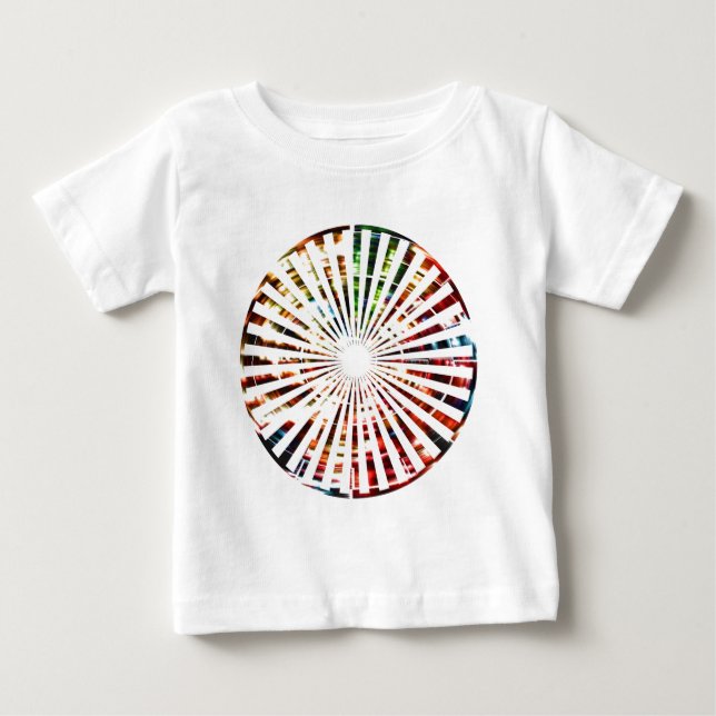 Camiseta De Bebé Rueda de la fortuna - Sparkle Red Designs (Anverso)