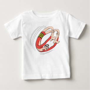 Camiseta De Bebé Rueda del respaldo del hombre plástico