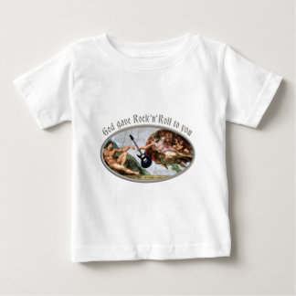 Camiseta De Bebé Ruedas to God rock gave and you