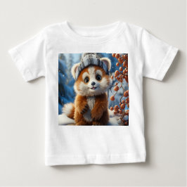 Camiseta De Bebé Rufus - Un adorable panda rojo