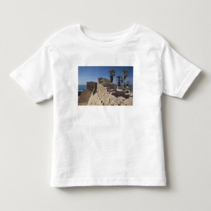 Camiseta De Bebé Ruinas de Cesarea del puerto construido por Herode