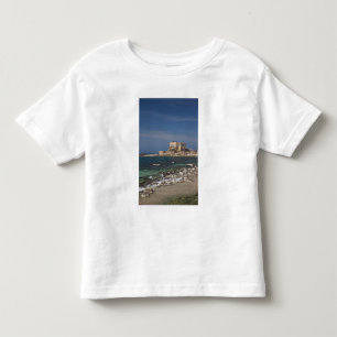 Camiseta De Bebé Ruinas de Cesarea del puerto construido por Herode