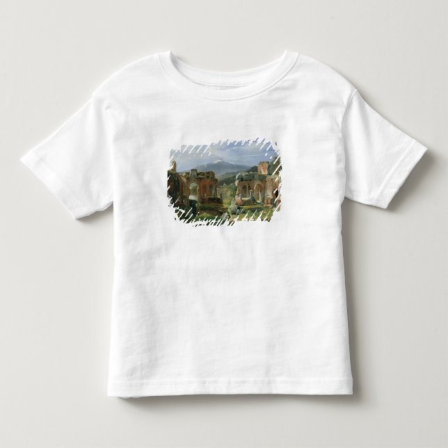 Camiseta De Bebé Ruinas del teatro en Taormina (Anverso)