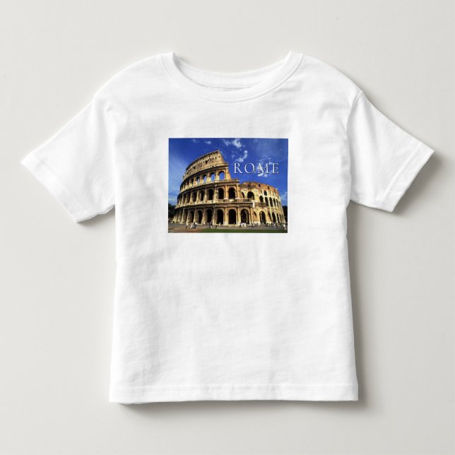 Camiseta De Bebé Ruinas famosas del Coliseo | Roma Italia (Anverso)