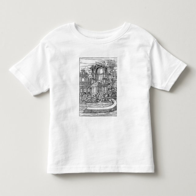 Camiseta De Bebé Ruinas romanas (Anverso)