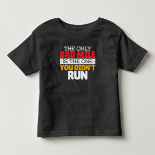 Camiseta De Bebé Runner - Cita de ejecución divertida de una Milla 