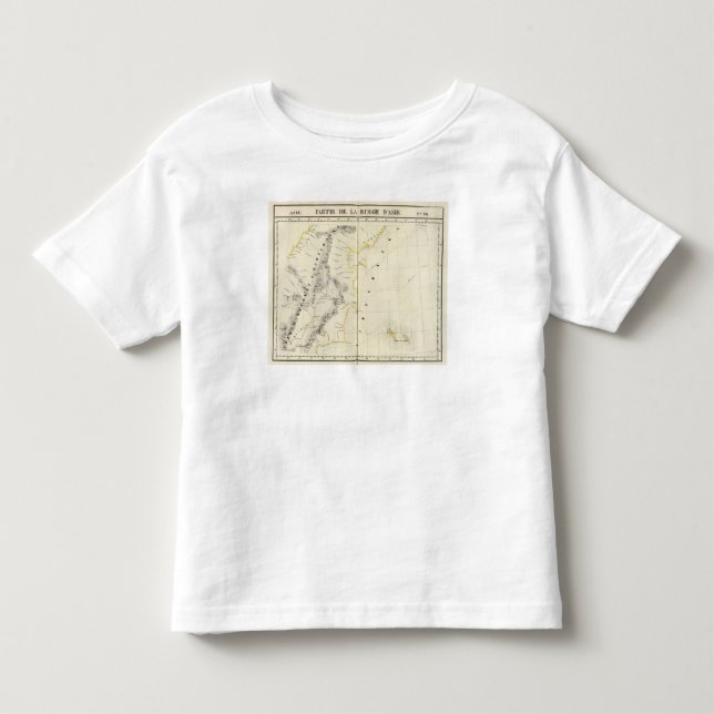 Camiseta De Bebé Rusia asiática, Asia 28 (Anverso)