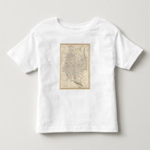 Camiseta De Bebé Rusia en el mapa general de Europa