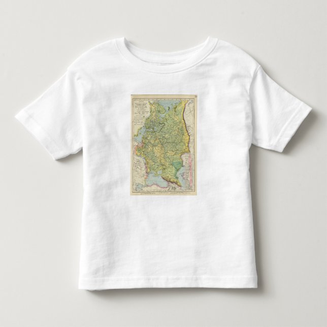 Camiseta De Bebé Rusia en Europa 4 (Anverso)