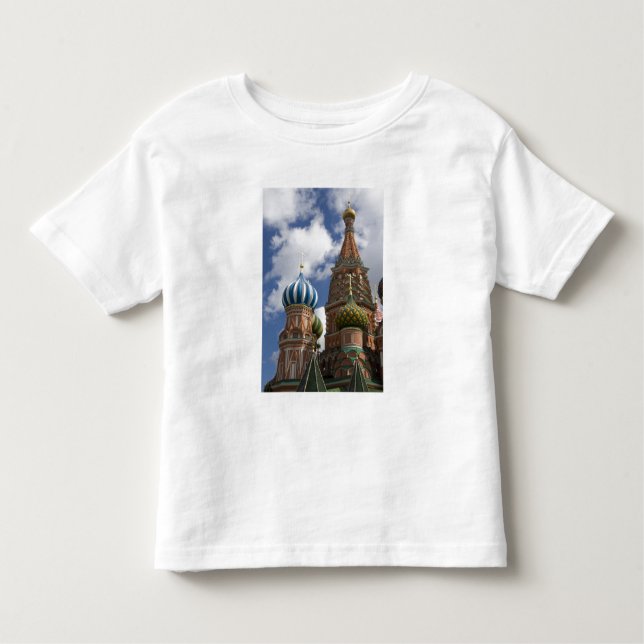 Camiseta De Bebé Rusia, Moscú, Plaza Roja. 4 de San Basil (Anverso)