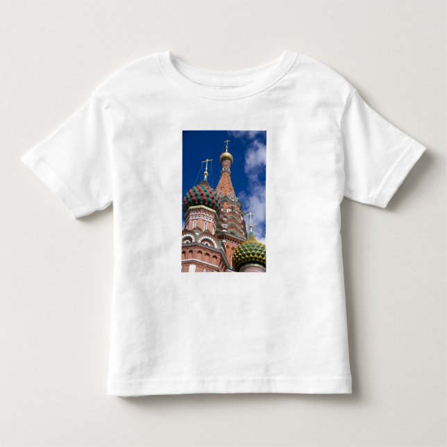 Camiseta De Bebé Rusia, Moscú, Plaza Roja. San Basil 5 (Anverso)