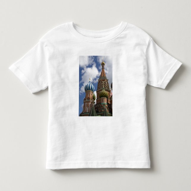 Camiseta De Bebé Rusia, Moscú, Plaza Roja. St. Basil 4 (Anverso)