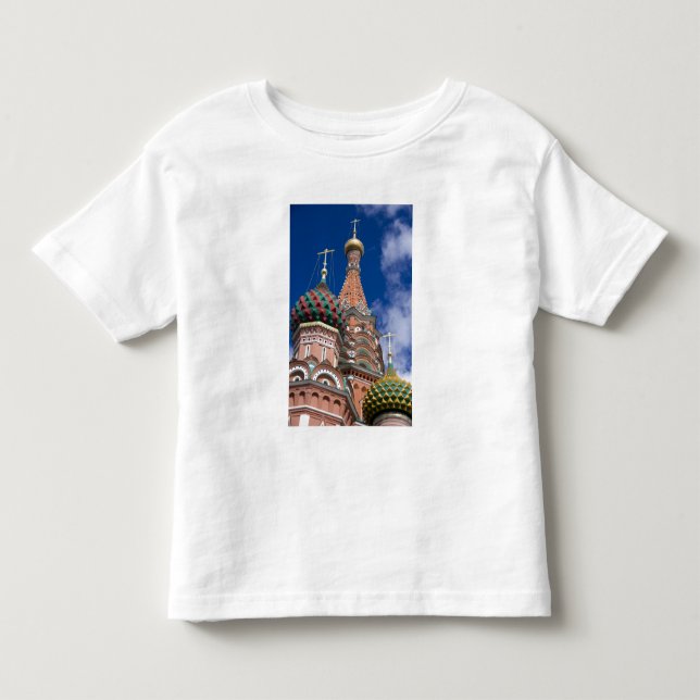 Camiseta De Bebé Rusia, Moscú, Plaza Roja. St. Basil 5 (Anverso)