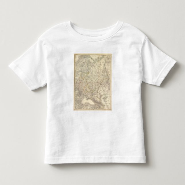 Camiseta De Bebé Rusia y Europa 5 (Anverso)