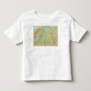 Camiseta De Bebé Rusia y Finlandia septentrionales