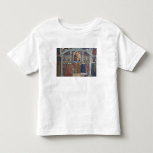 Camiseta De Bebé Rusia, Yaroslavl, fresco en la Catedral de San.