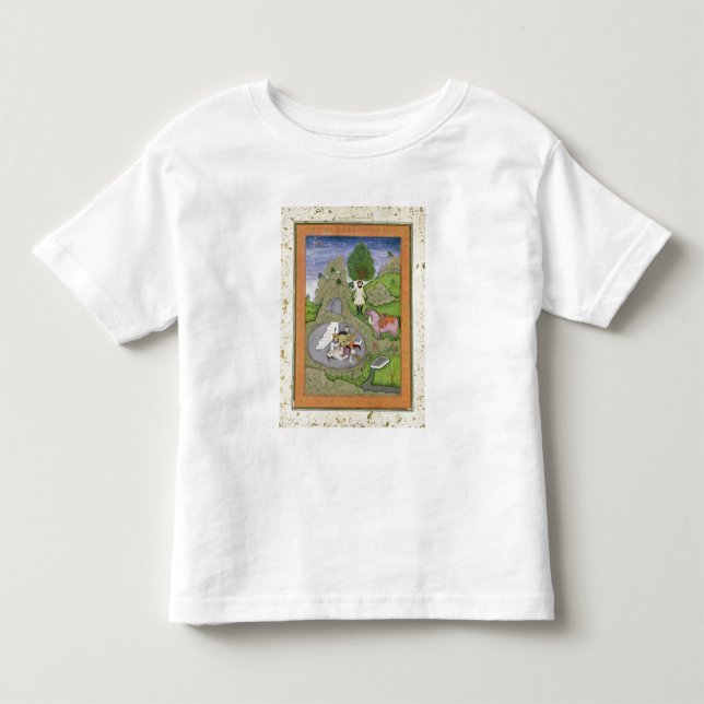 Camiseta De Bebé Rustam que mata al demonio blanco, ilustracion de (Anverso)