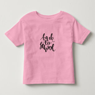 Camiseta De Bebé Rústico de nuevo a escuela