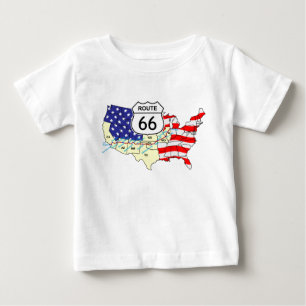 Camiseta De Bebé Ruta 66