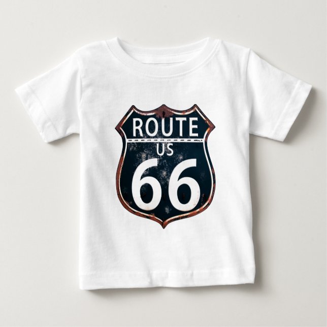 Camiseta De Bebé Ruta 66 - El camino de la madre (Anverso)